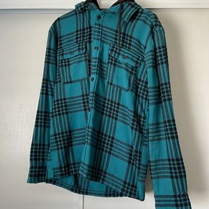 H&M men’s hooded flannel